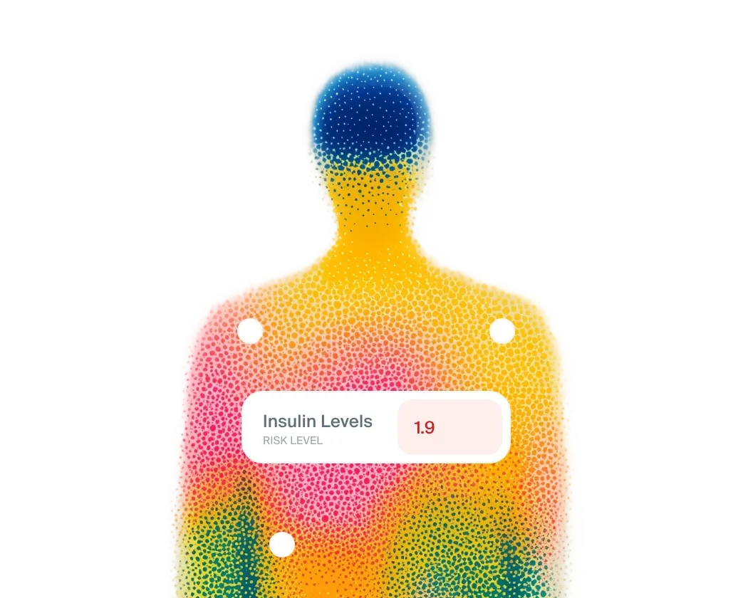 Screen for 10+ diabetes-related markers including HbA1c, fasting glucose, insulin, and other indicators.