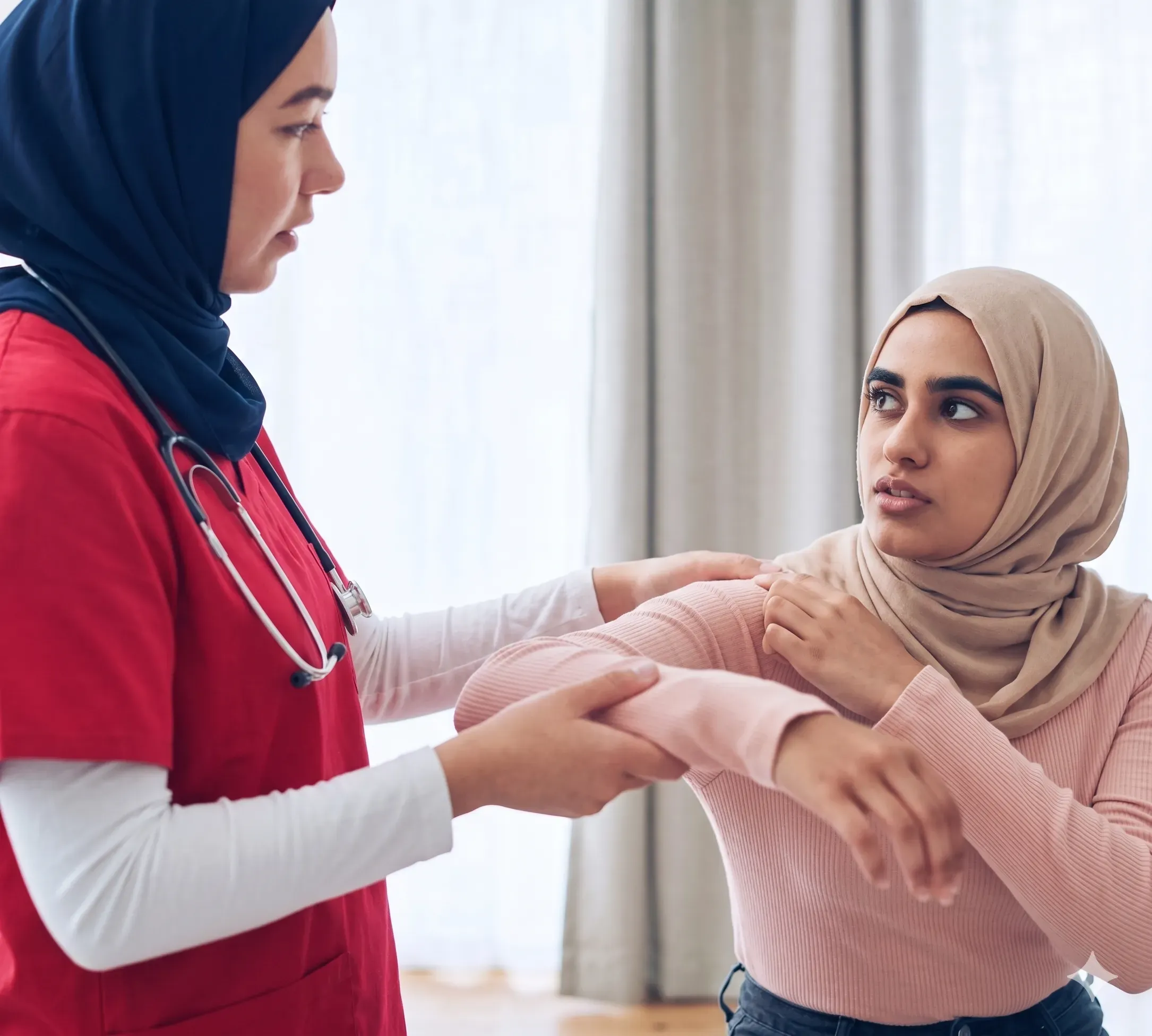 lower backpain examination.