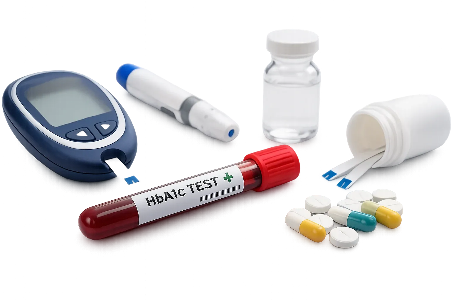 HbA1c blood test monitoring medical equipment