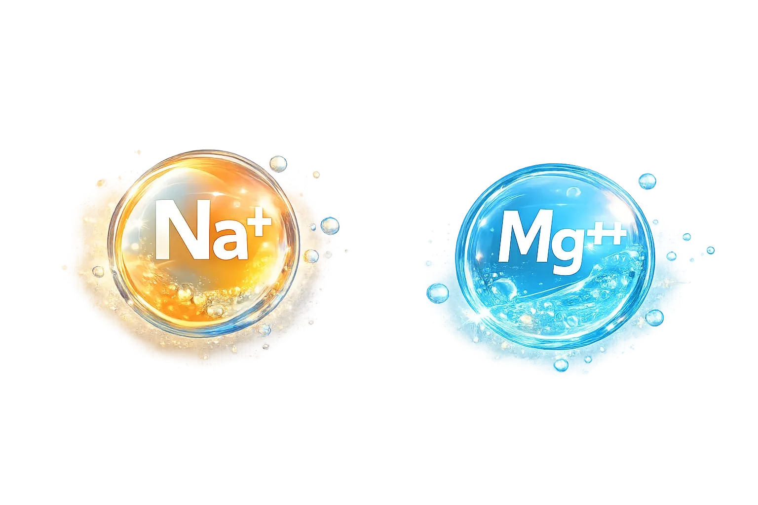 Sodium magnesium electrolyte hydration