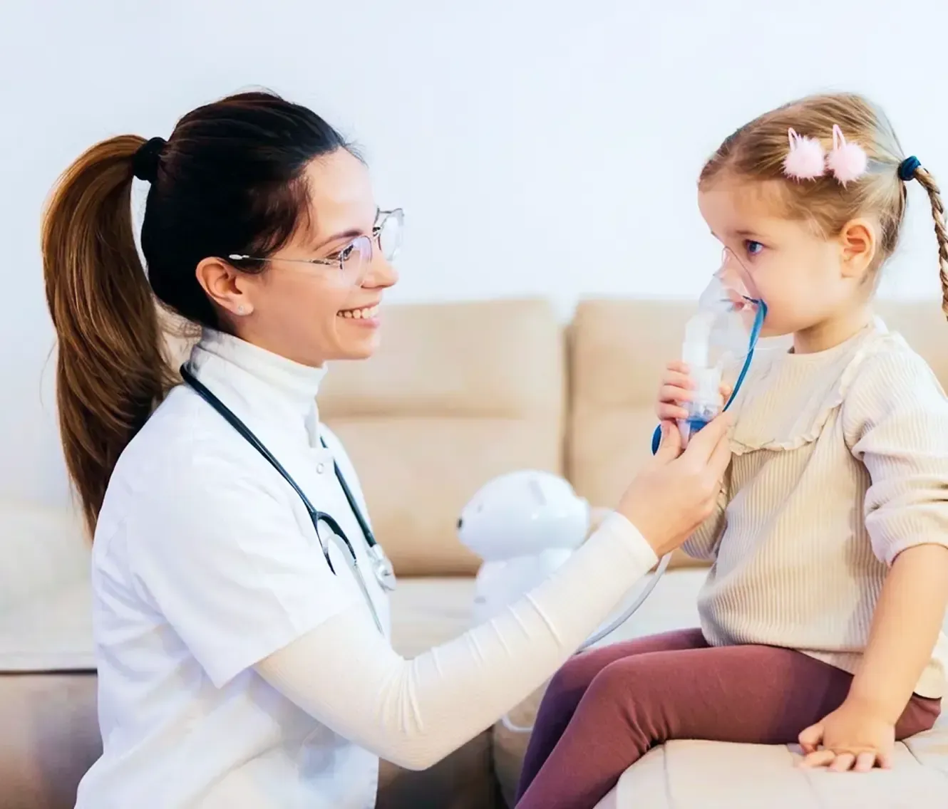 Nebulization & ECG Monitoring
