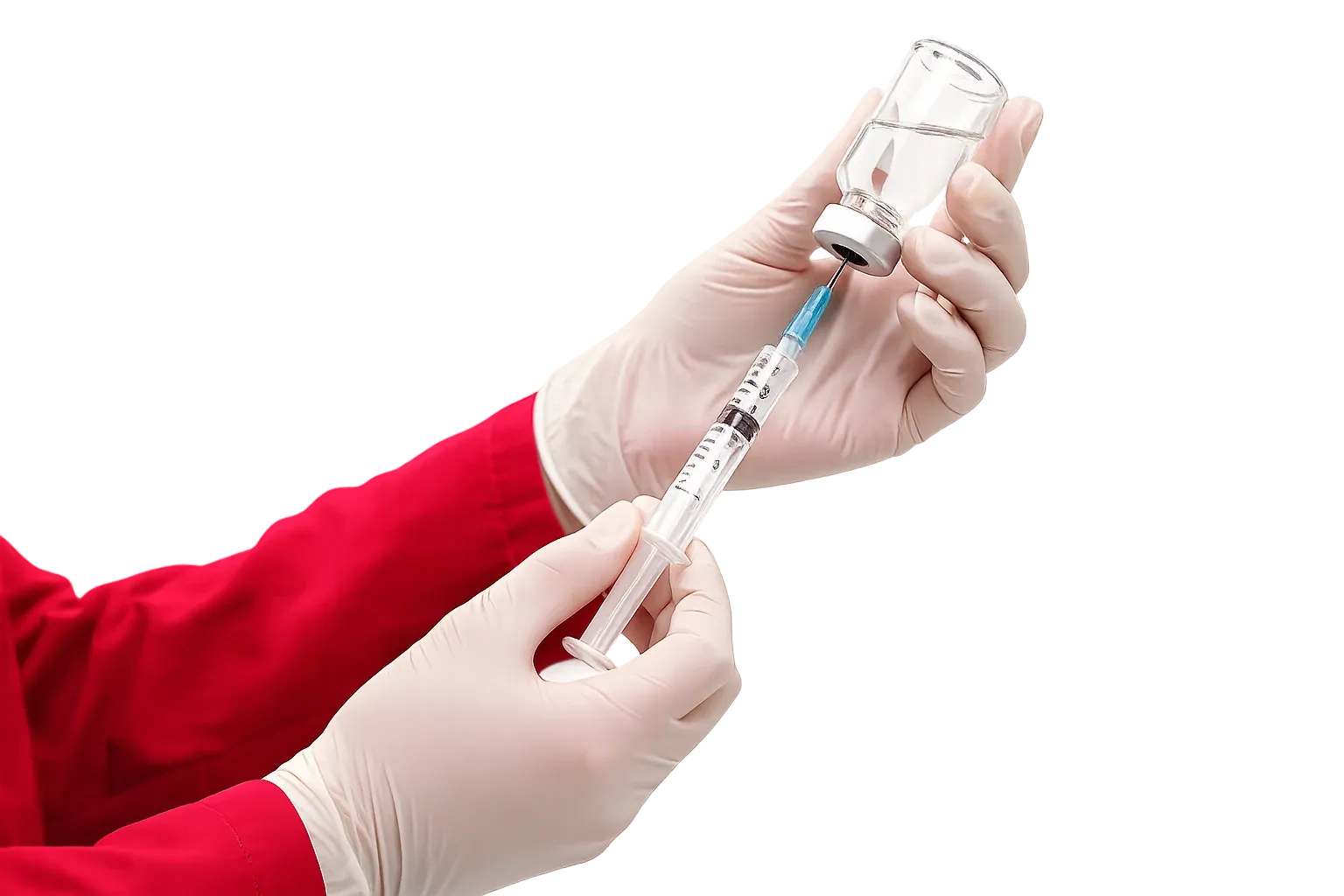 Injection preparation by DHA-licensed nurse