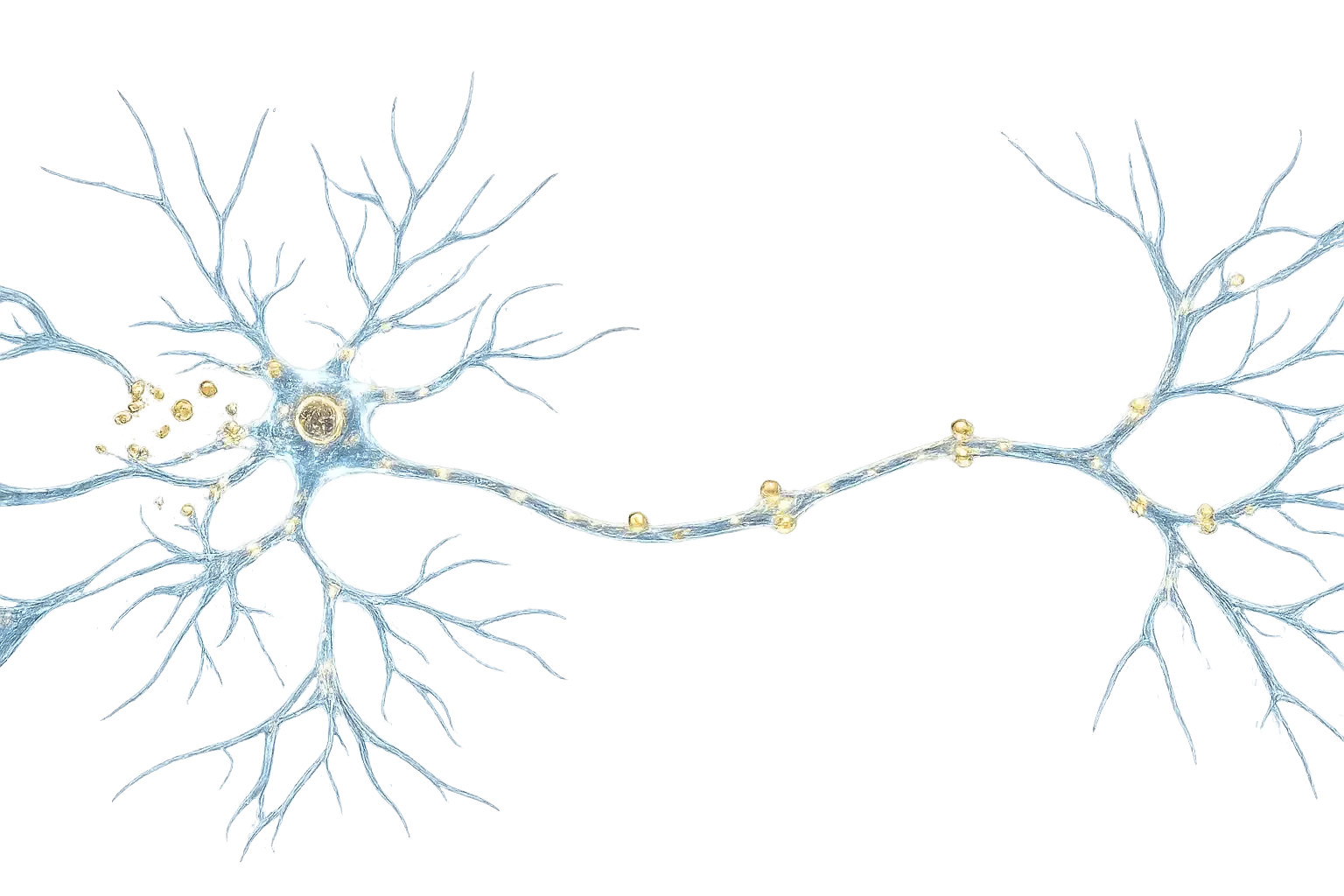 nerve cell repair illustration